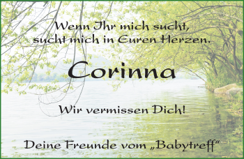 Traueranzeige von Corinna Dietrich 