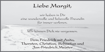 Traueranzeige von Margit Weber 