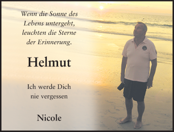 Traueranzeige von Helmut Klimaschewski 