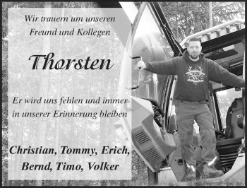 Traueranzeige von Thorsten Knoblauch 