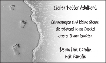 Traueranzeige von Adalbert Möller 