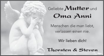Traueranzeige von Anna Eckstein 
