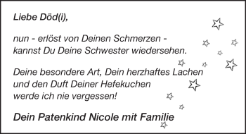 Traueranzeige von Brigitte Schramm 