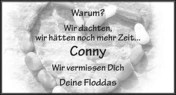Traueranzeige von Conny Schäfer 