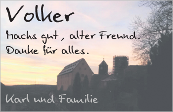 Traueranzeige von Volker Röll 