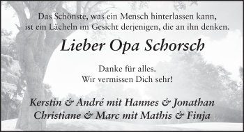 Traueranzeige von Georg Tränker 