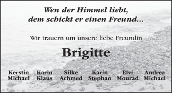 Traueranzeige von Brigitte Kraft 