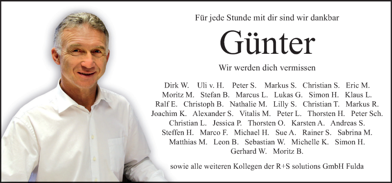  Traueranzeige für Günter Frimmel vom 16.07.2016 aus 