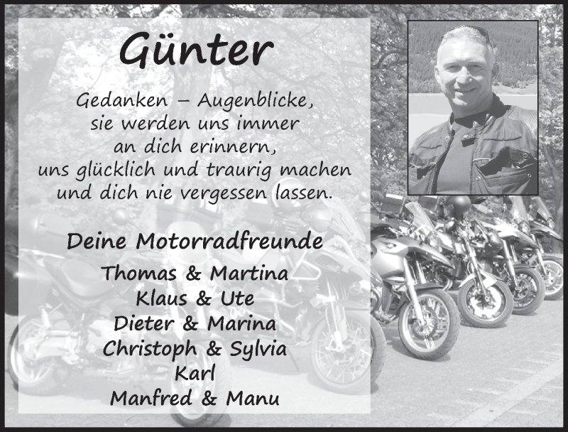  Traueranzeige für Günter Frimmel vom 16.07.2016 aus 