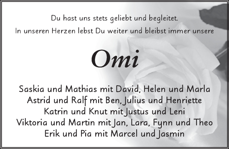  Traueranzeige für Johanna Heurich vom 04.02.2017 aus 