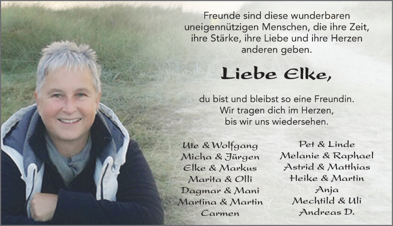  Traueranzeige für Elke Eichhorn-Dehler vom 13.06.2017 aus 