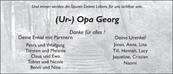Traueranzeige von Georg Stolz von FZ
