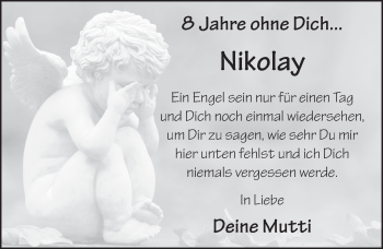 Traueranzeige von Nikolay  von FZ