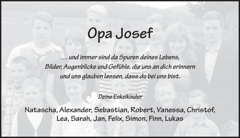  Traueranzeige für Franz-Josef Schiffhauer vom 14.03.2019 aus FZ