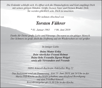 Traueranzeige von Torsten Führer von FZ