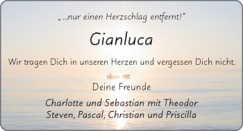 Traueranzeige von Gianluca La Porta von FZ