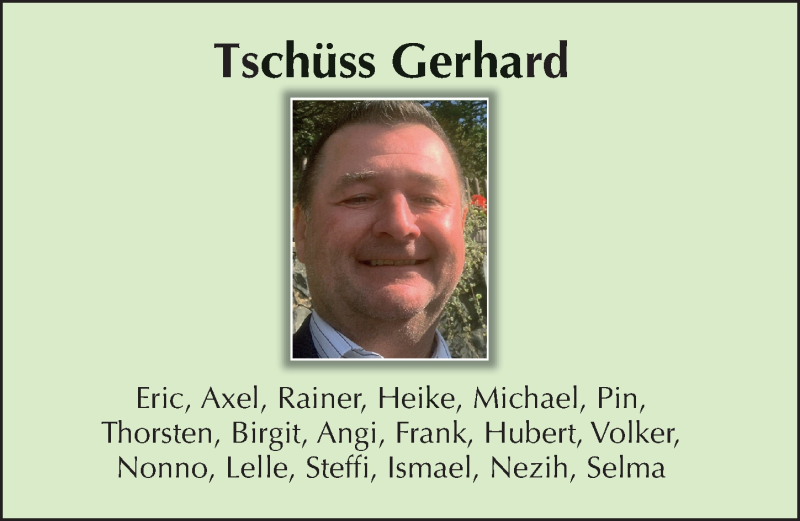  Traueranzeige für Gerhard Biedenbach vom 18.03.2020 aus FZ