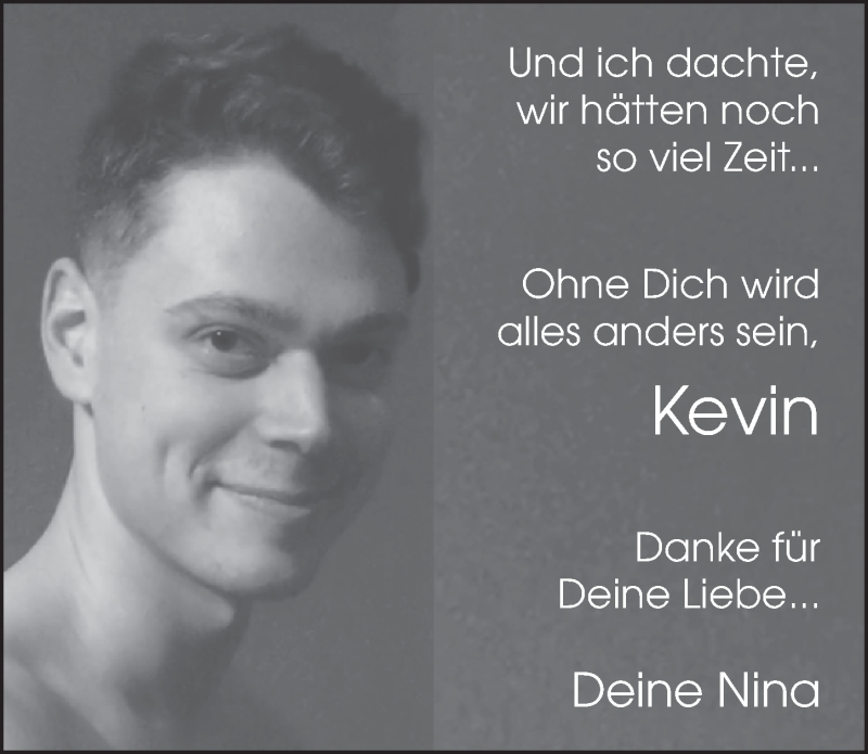  Traueranzeige für Kevin Unger vom 07.03.2020 aus FZ