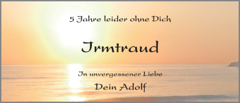 Traueranzeige von Irmtraud  von FZ