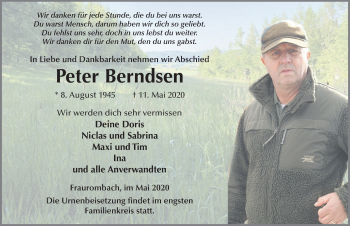 Traueranzeige von Peter Berndsen von FZ