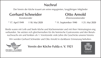 Traueranzeige von Gerhard und Otto  von FZ