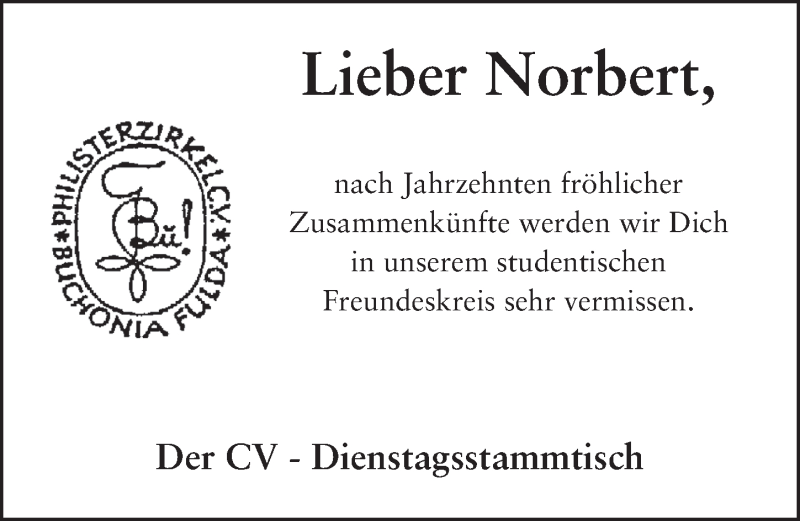  Traueranzeige für Norbert Herr vom 19.01.2021 aus FZ