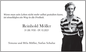 Traueranzeige von Reinhold Möller von FZ