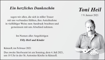 Traueranzeige von Antonius Heil von FZ