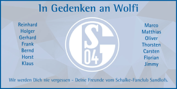 Traueranzeige von Wolfram Eckl von FZ