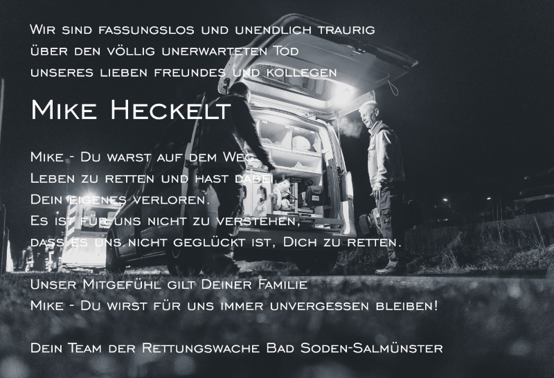  Traueranzeige für Michael Heckelt vom 17.04.2021 aus FZ
