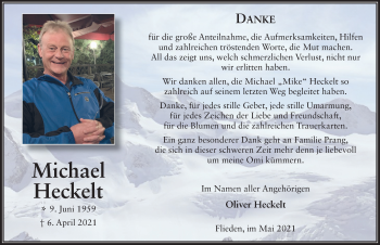 Traueranzeige von Michael Heckelt von FZ
