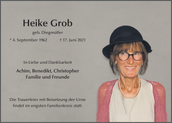 Traueranzeige von Heike Grob von FZ