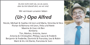 Traueranzeige von Alfred Leubecher von FZ