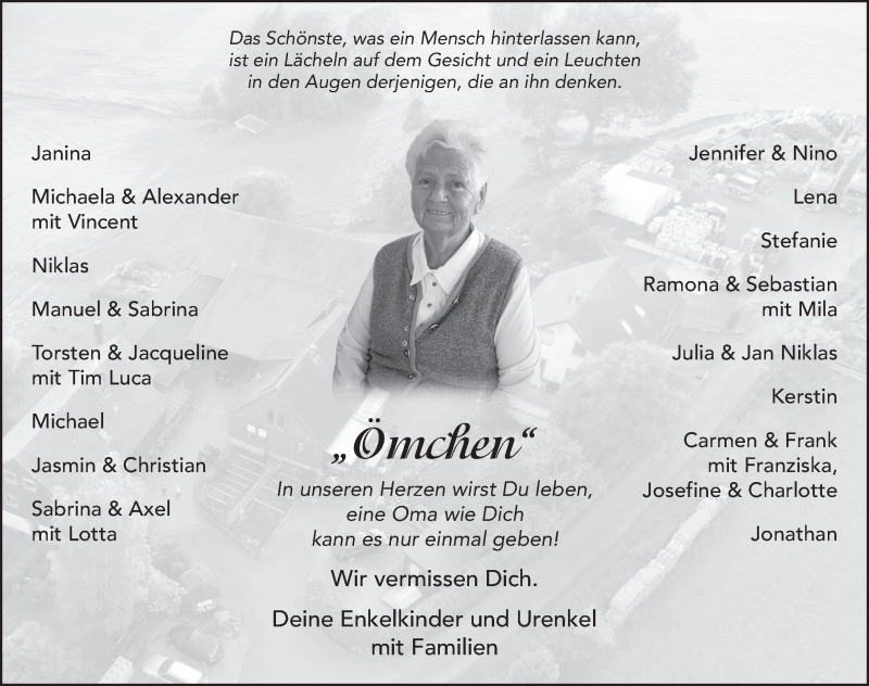  Traueranzeige für Ingrid Schmitt vom 07.08.2021 aus FZ