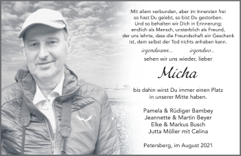 Traueranzeige von Michael Weber von FZ