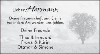 Traueranzeige von Hermann-Josef Wehner von FZ