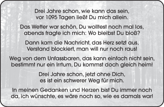 Traueranzeige von Detlef Kohlhase von FZ