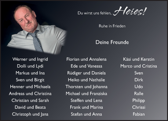 Traueranzeige von Rainer Herr von FZ