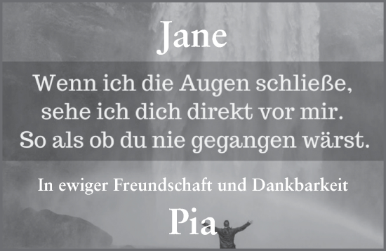 Traueranzeige von Christiane Auer von FZ