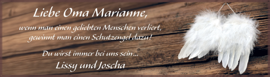 Traueranzeige von Marianne Link von FZ