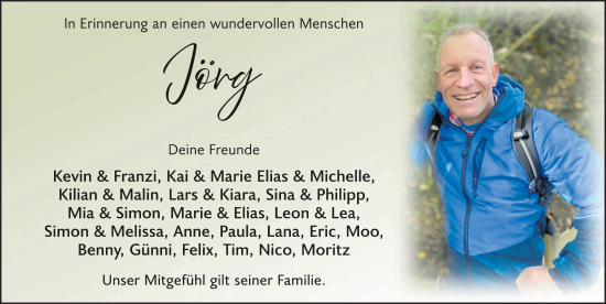 Traueranzeige von Jörg Dorn von FZ