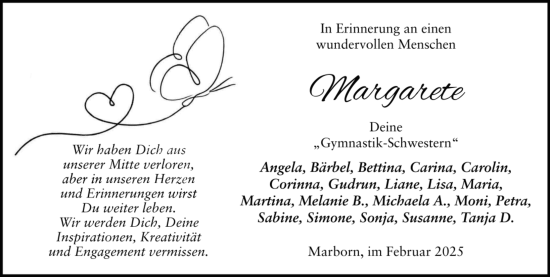 Traueranzeige von Margarete Krack von FZ