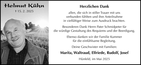 Traueranzeige von Helmut Kühn von FZ