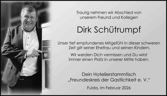 Traueranzeige von Dirk Schrumpf von FZ